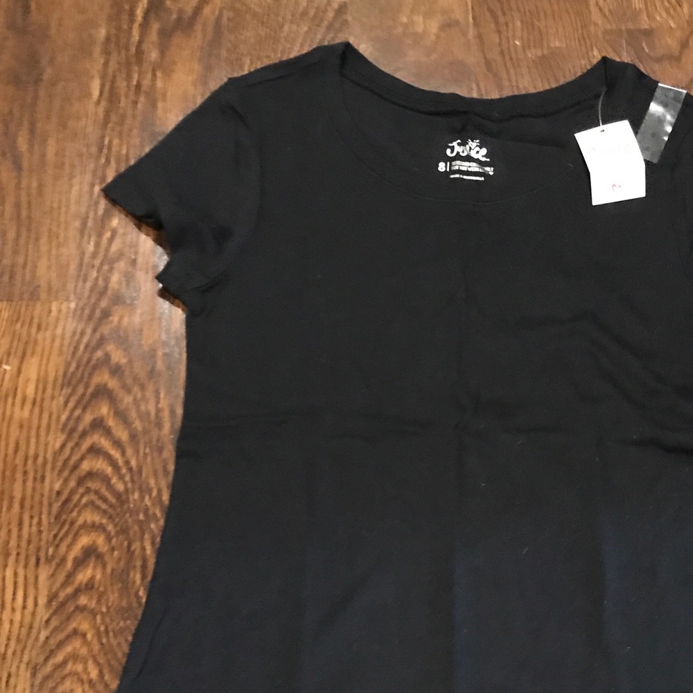 Black Justice tee girls